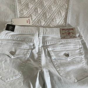 New True Religion White Jeans